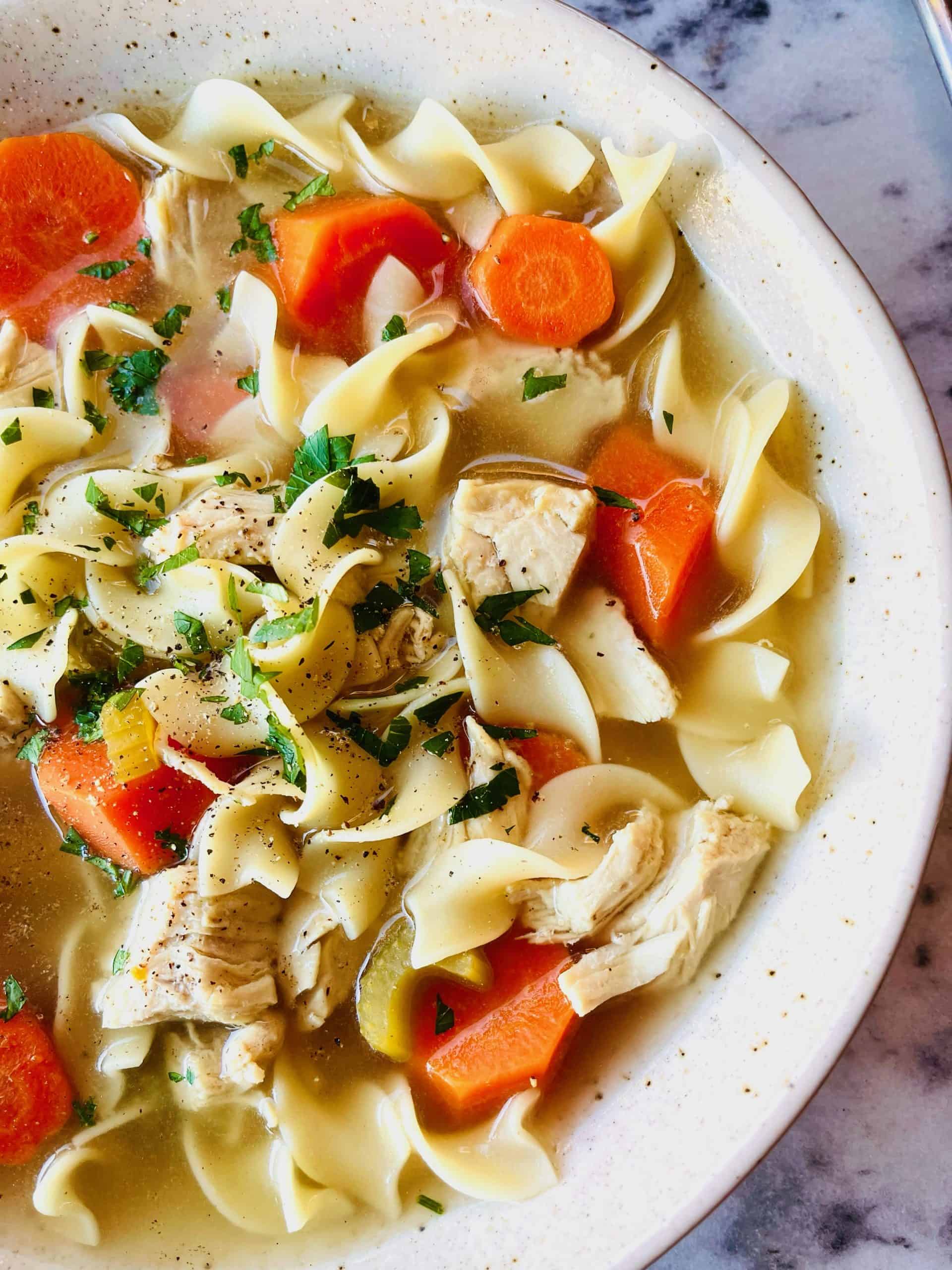 Sausage, Sweet Potato, and Kale Soup (Whole 30, Paleo) - The Lovely Dish